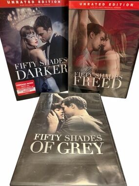 Fifty Shades DVD Collection Fifty Shades Of Grey, Darker, Freed Romance Movies